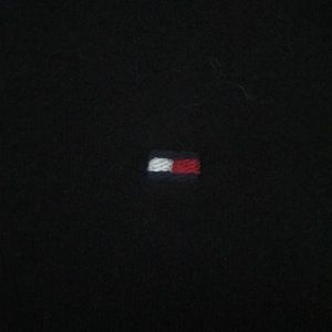 black TOMMY HILFIGER zip up hoodie